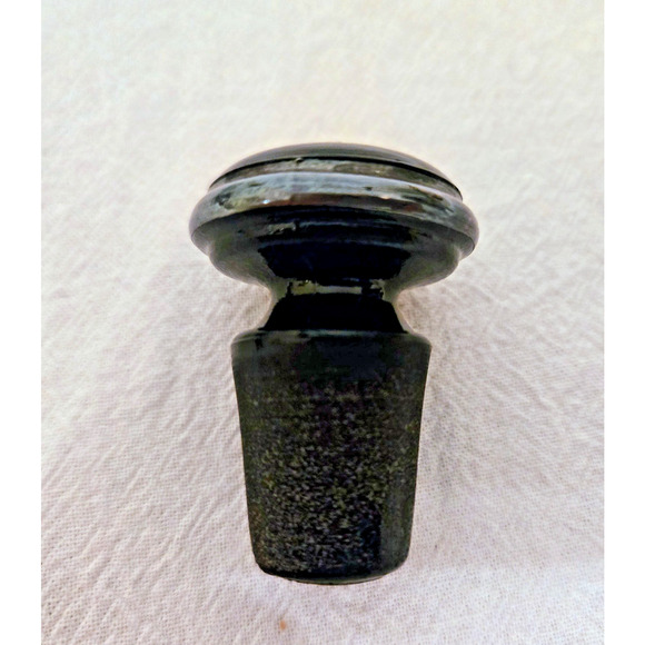 Vintage STERLING SILVER Overlay Glass Decanter Bottle Playful Scene Front/Back - Picture 11 of 12